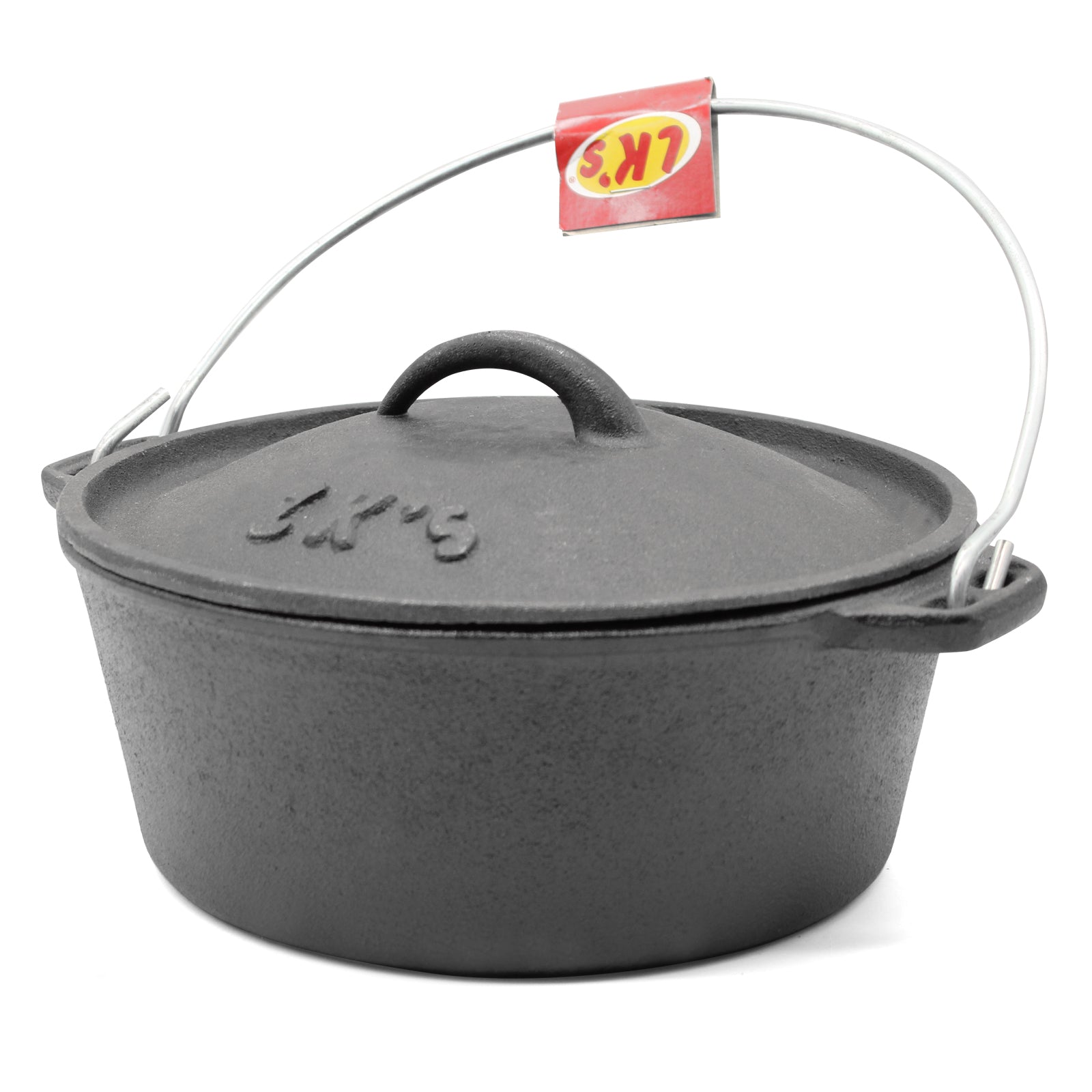 Cast Iron Bake Pots Heavy-Duty, Versatile Cookware Outdoor Cooking