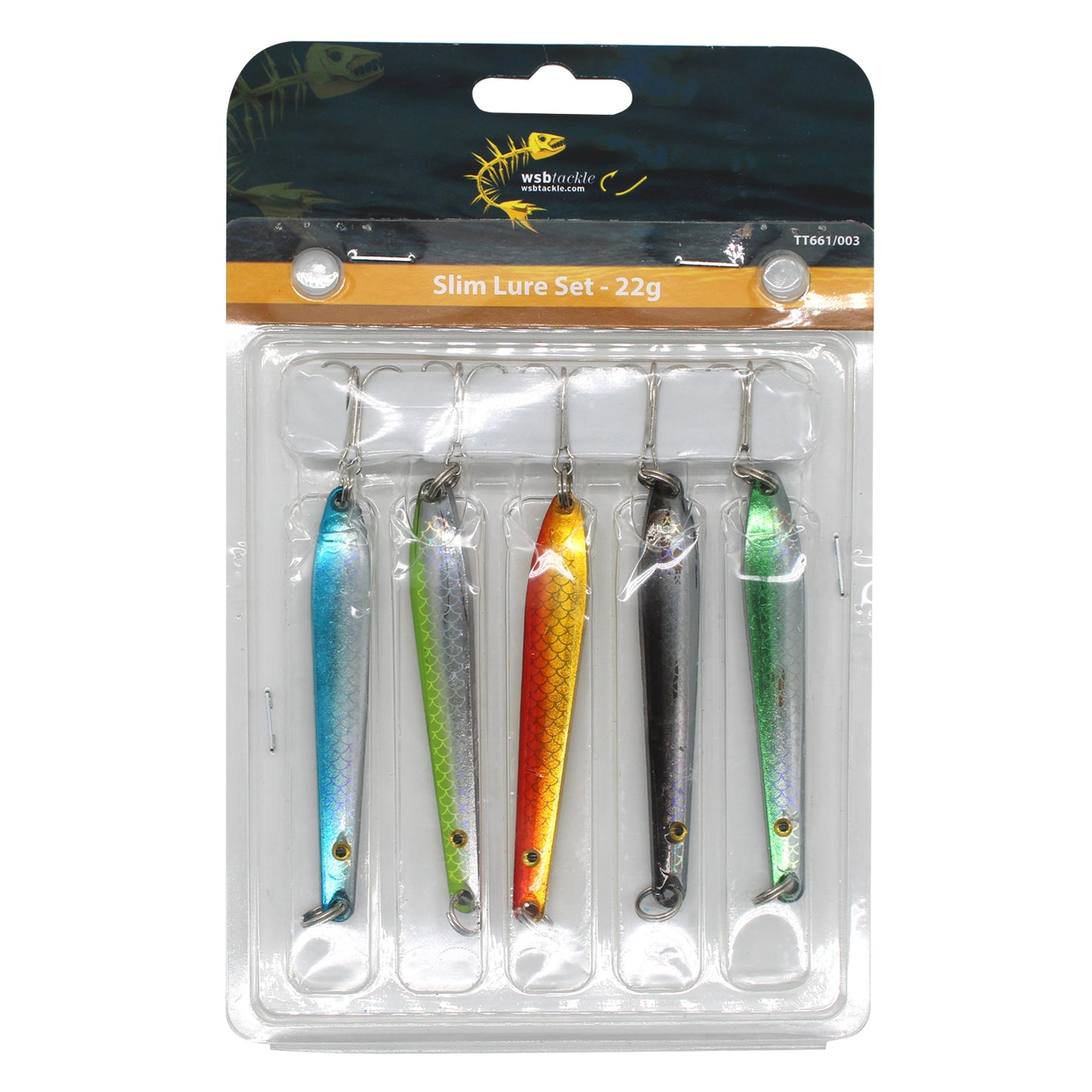 Slim Lure Set 22g Pack of 5