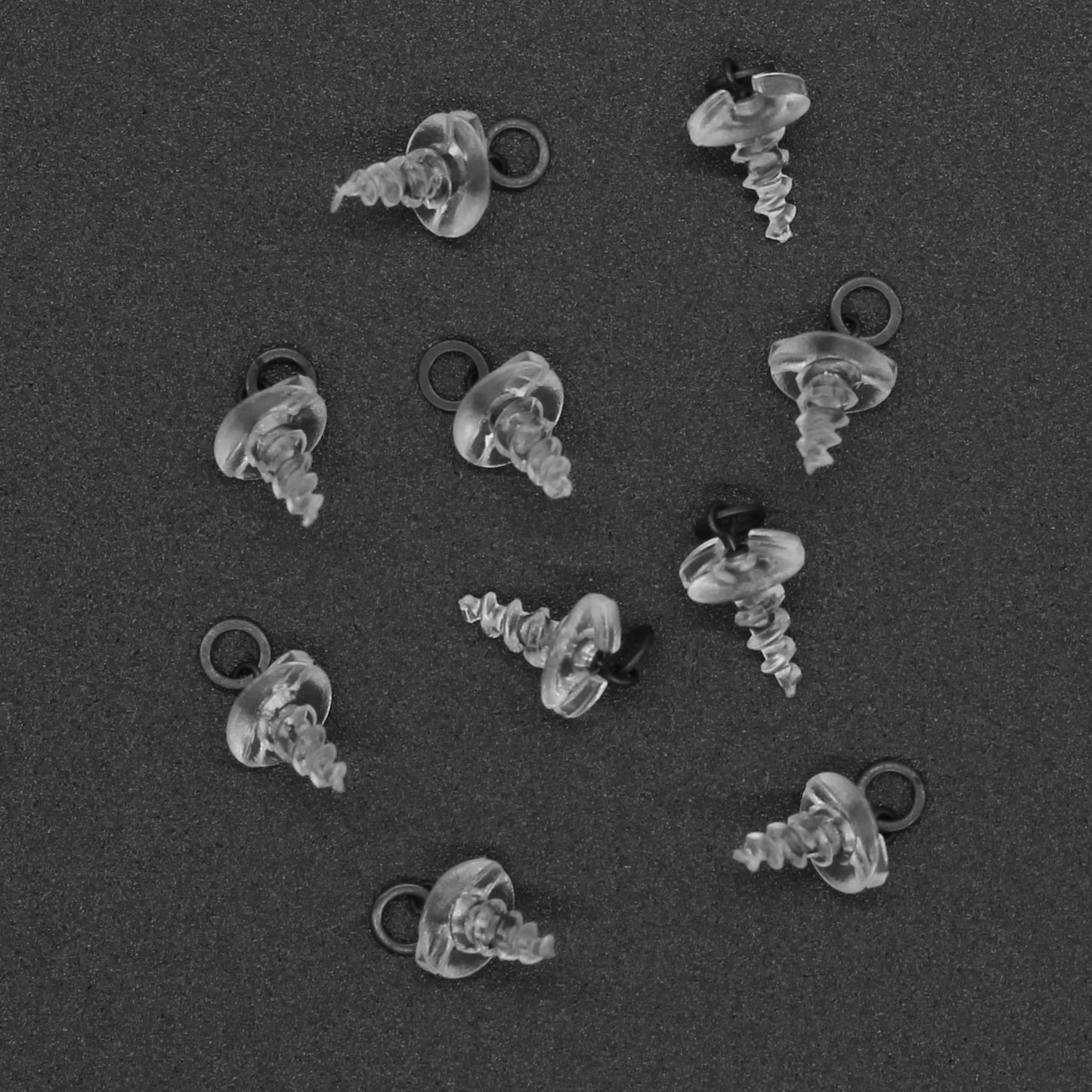 Deception Angling Clear 360 Bait Screws for Fishing Pack of 10