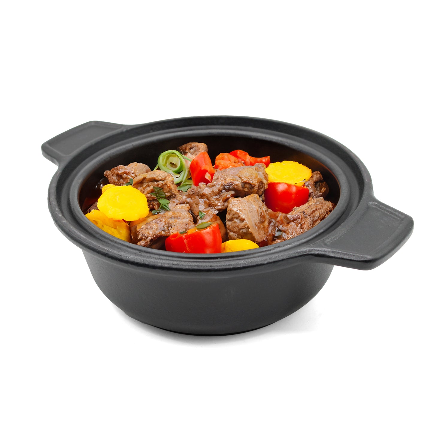 Cast Iron Casserole Pot with Casserole Inside