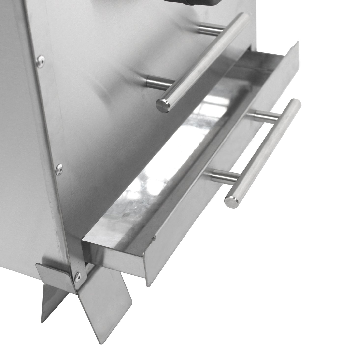 Rotisserie Pull out Coal Tray