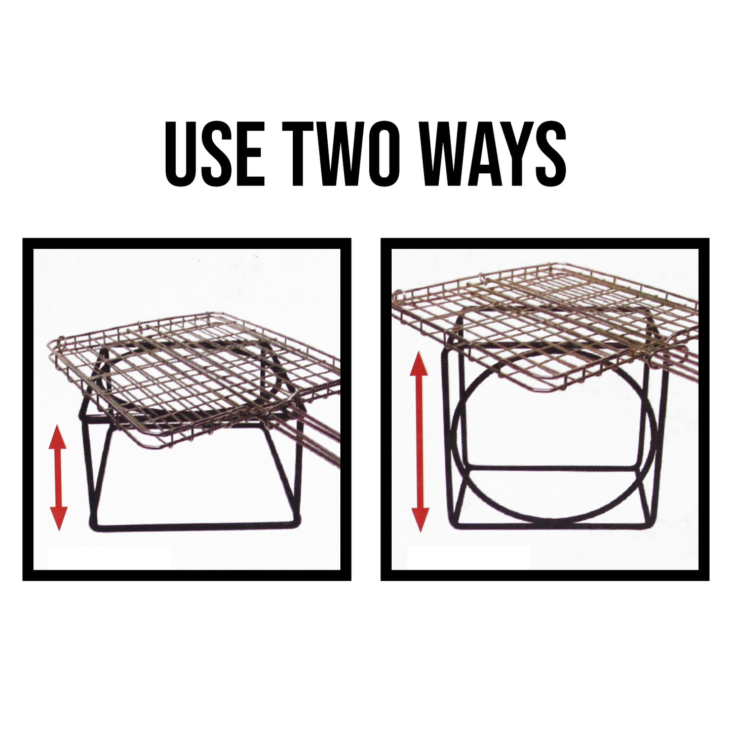 Edelstahl-Multiständer für Braai