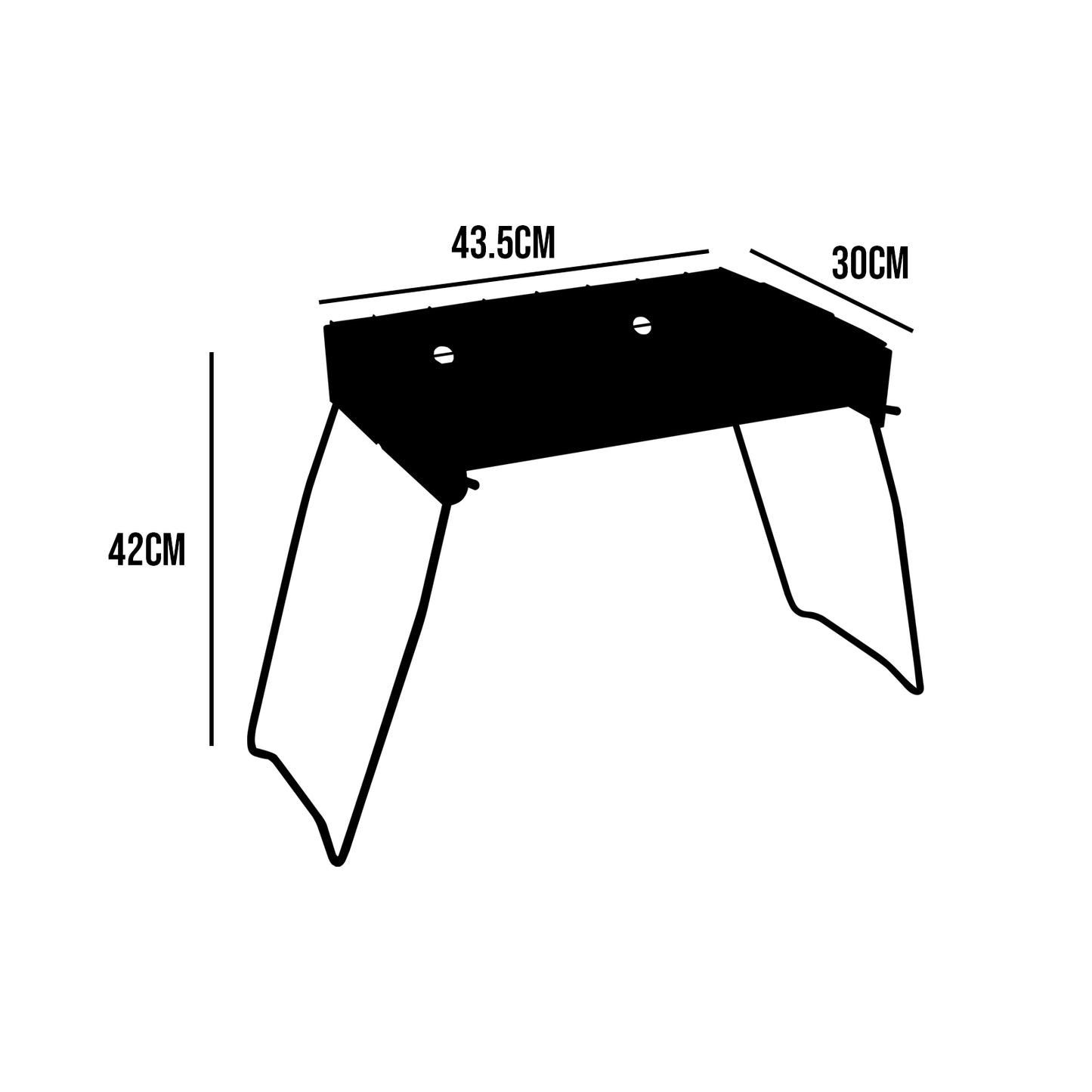 Bantam Braai Dimensions