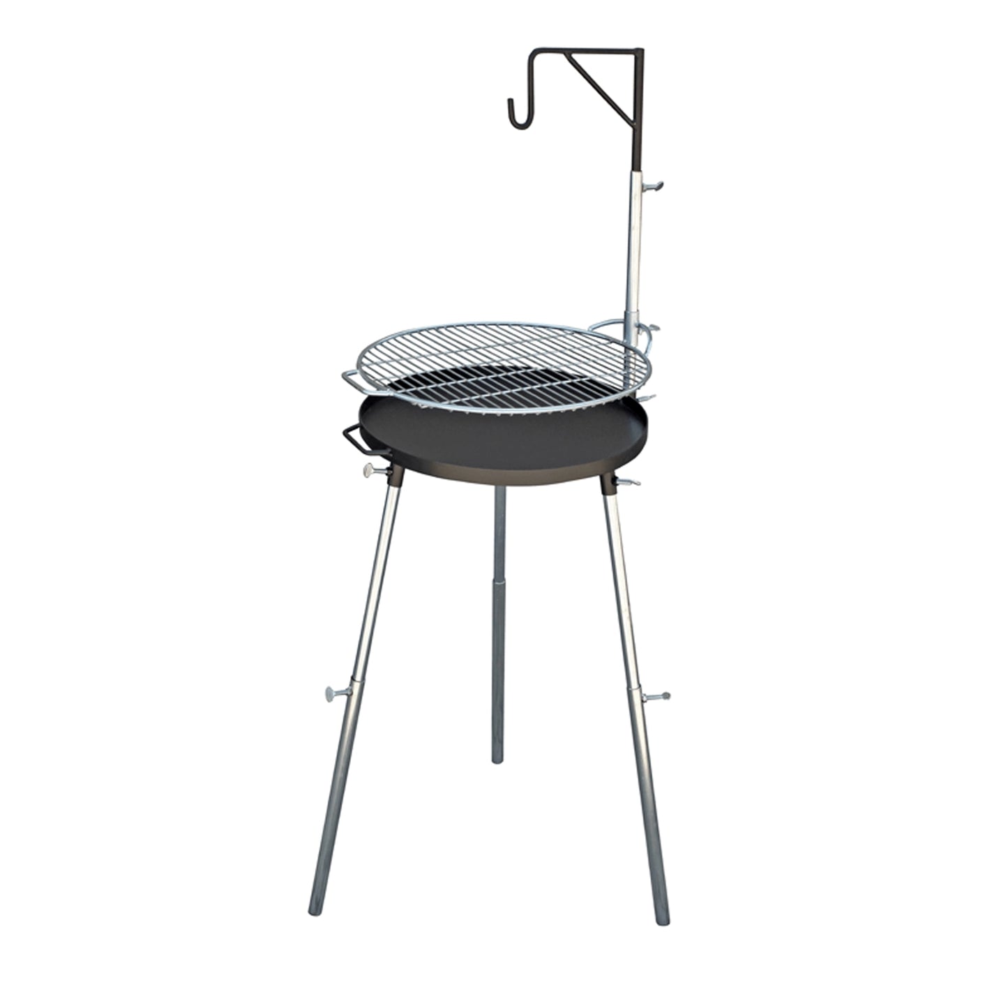 Skottelbraai/Barbecue with Grid & Potjie Hook