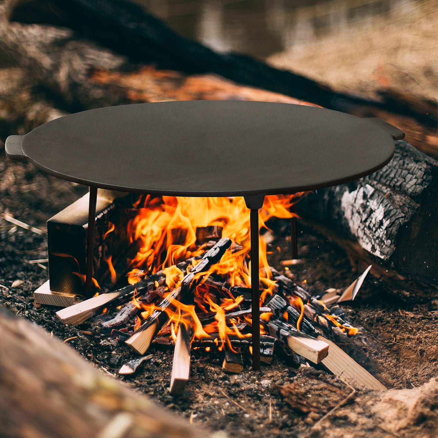 Three Legged Cast Iron Skottel Braai/Barbecue