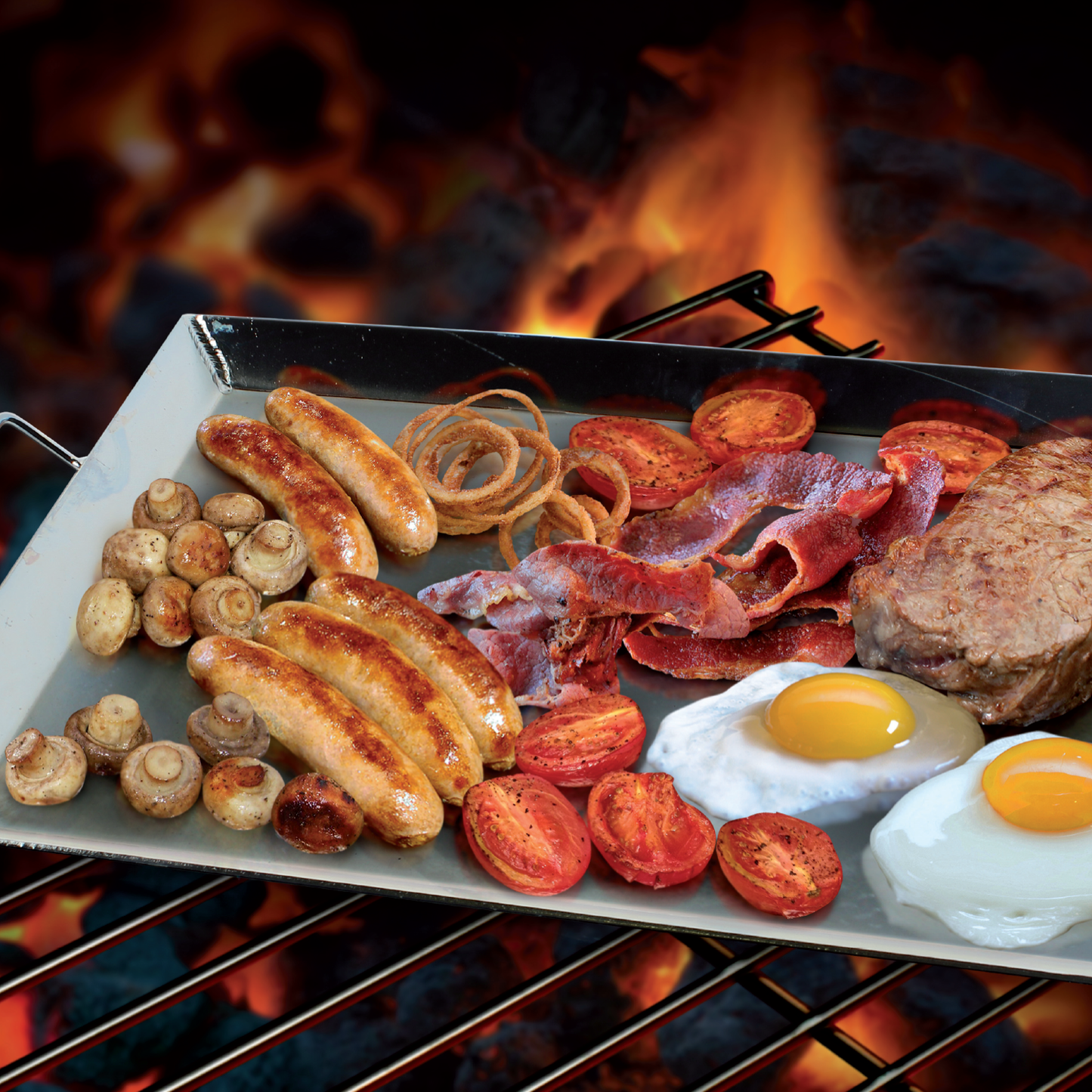 58cm Stainless Steel Braai/Barbecue Pan