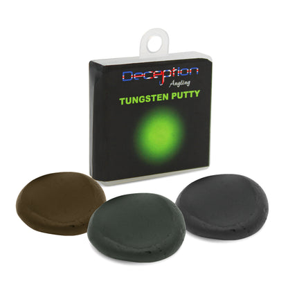 Deception Angling Tungsten Putty in Three Colours
