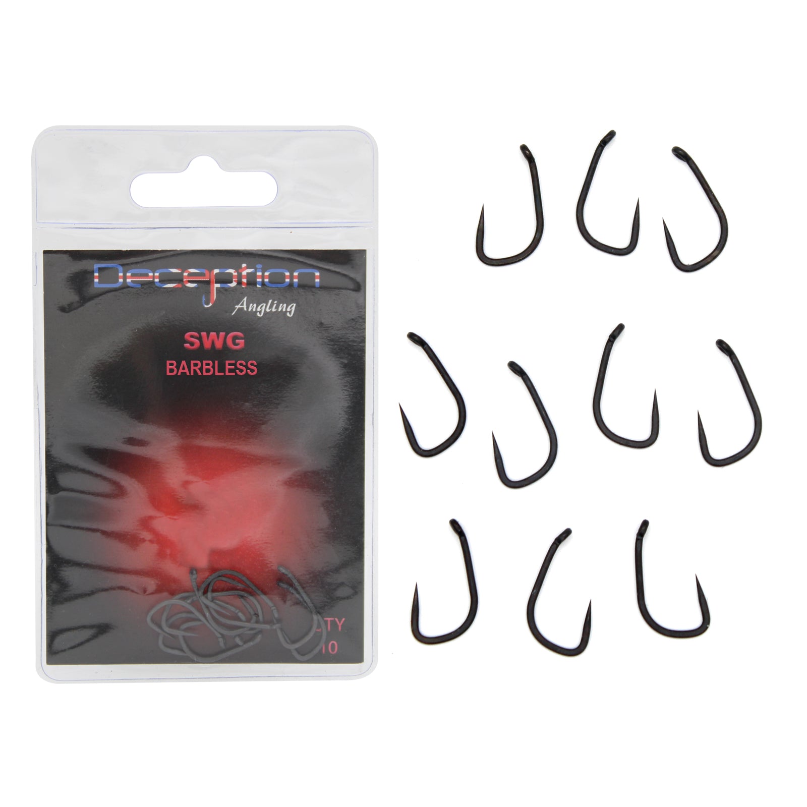 Deception Angling SWG Barbless Pack of 10