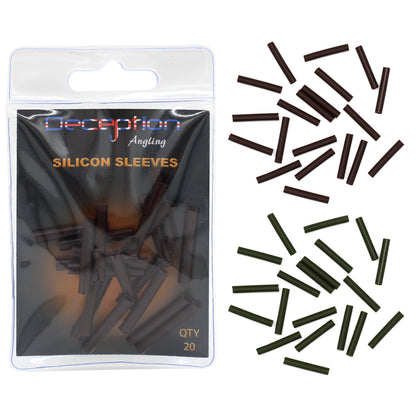 Deception Angling Silicon Sleeves for Fishing Pack of 20