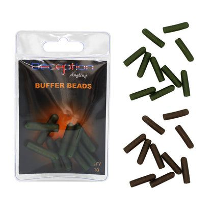 Deception Angling Buffer Beads for Fishing Pack of 10 - Two Colour Options
