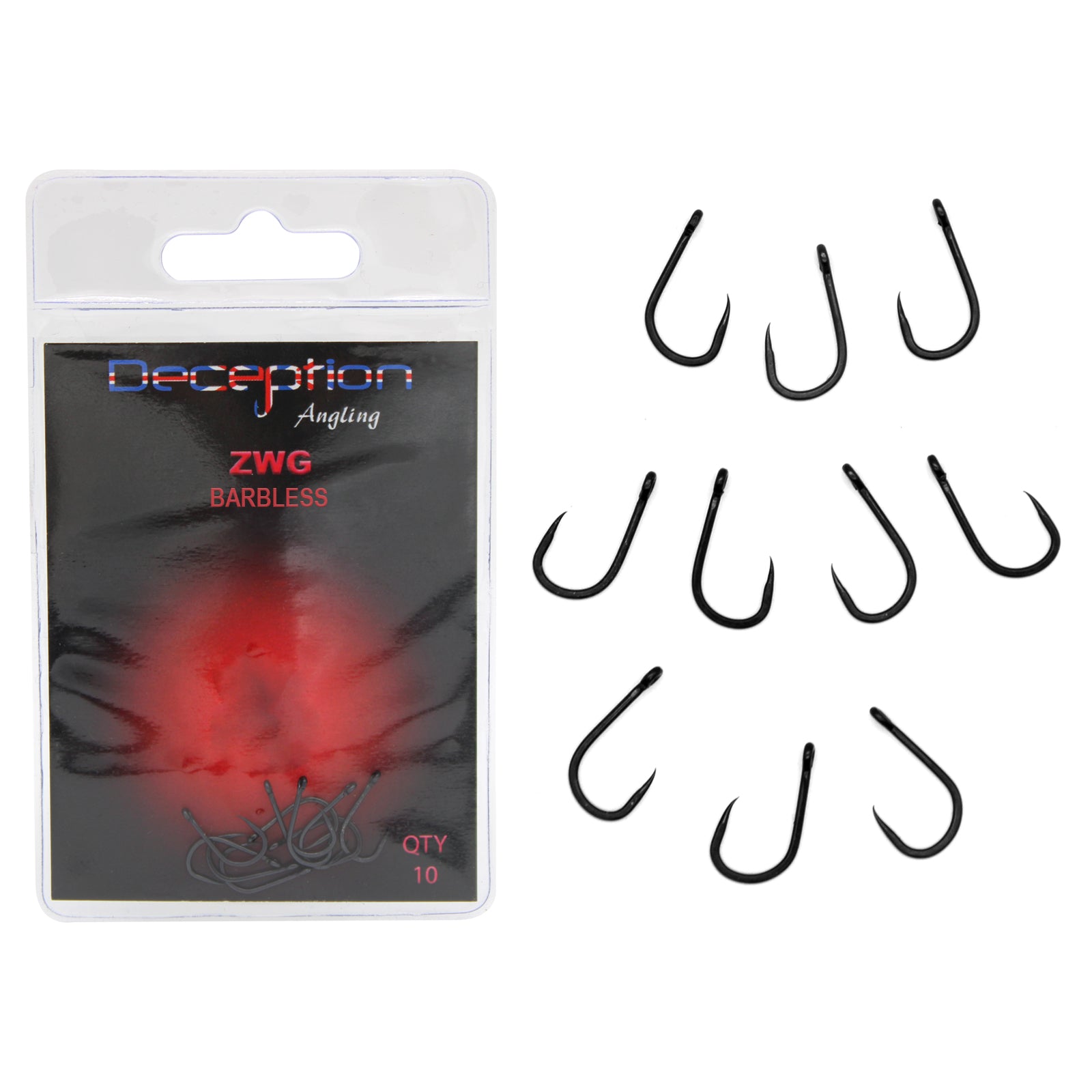 Deception Angling ZWG Barbless Fishing Hooks