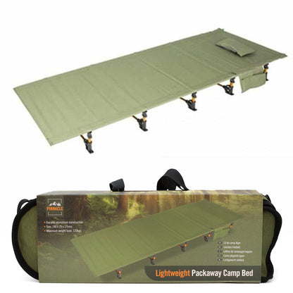 Premium Lightweight Packaway Camp Bed with Travel Zip Bag