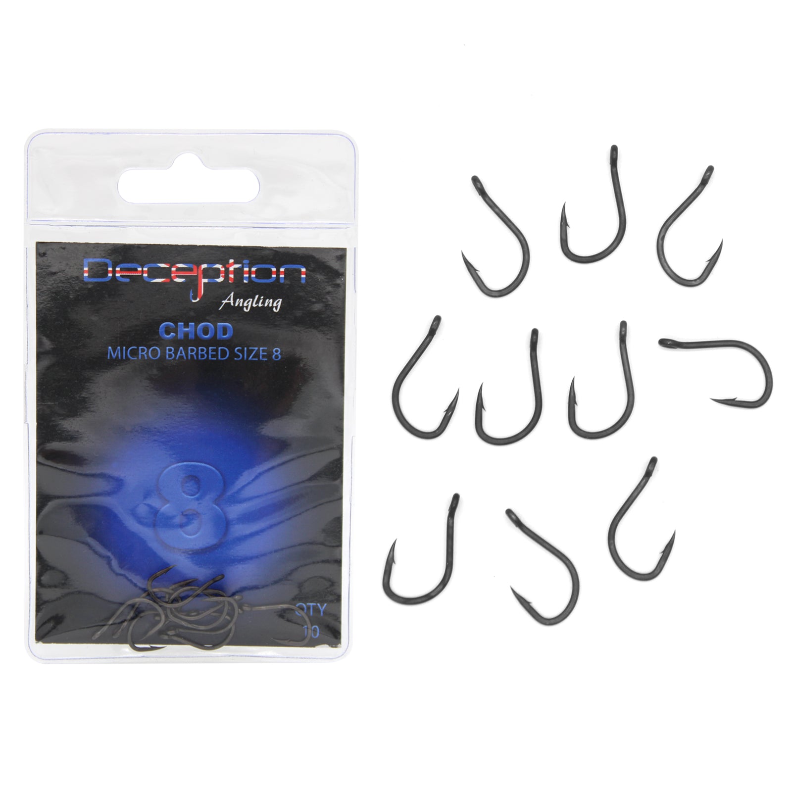 Deception Angling Chod Micro Barbed Fishing Hooks