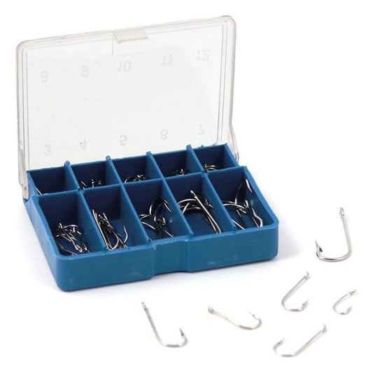 90pc Fishing Hooks Mix Sizes in Storage Case