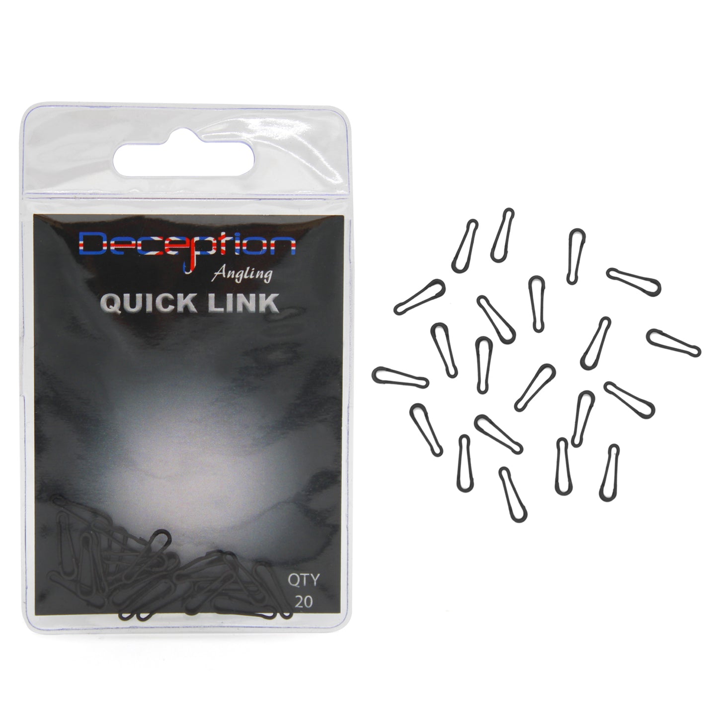 Deception Angling Quick Link for Fishing Pack of 10 in Two Size Options
