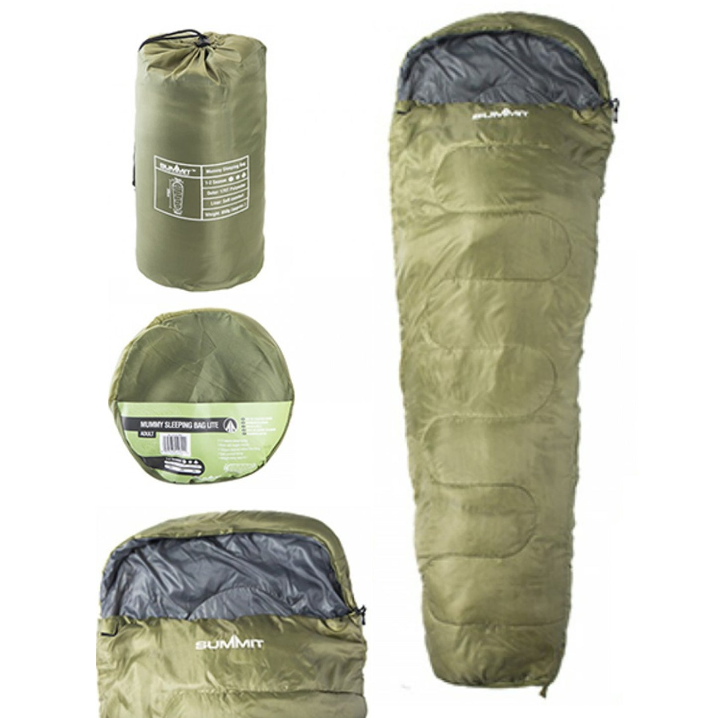 Hooded Sleeping Bag for Adults
