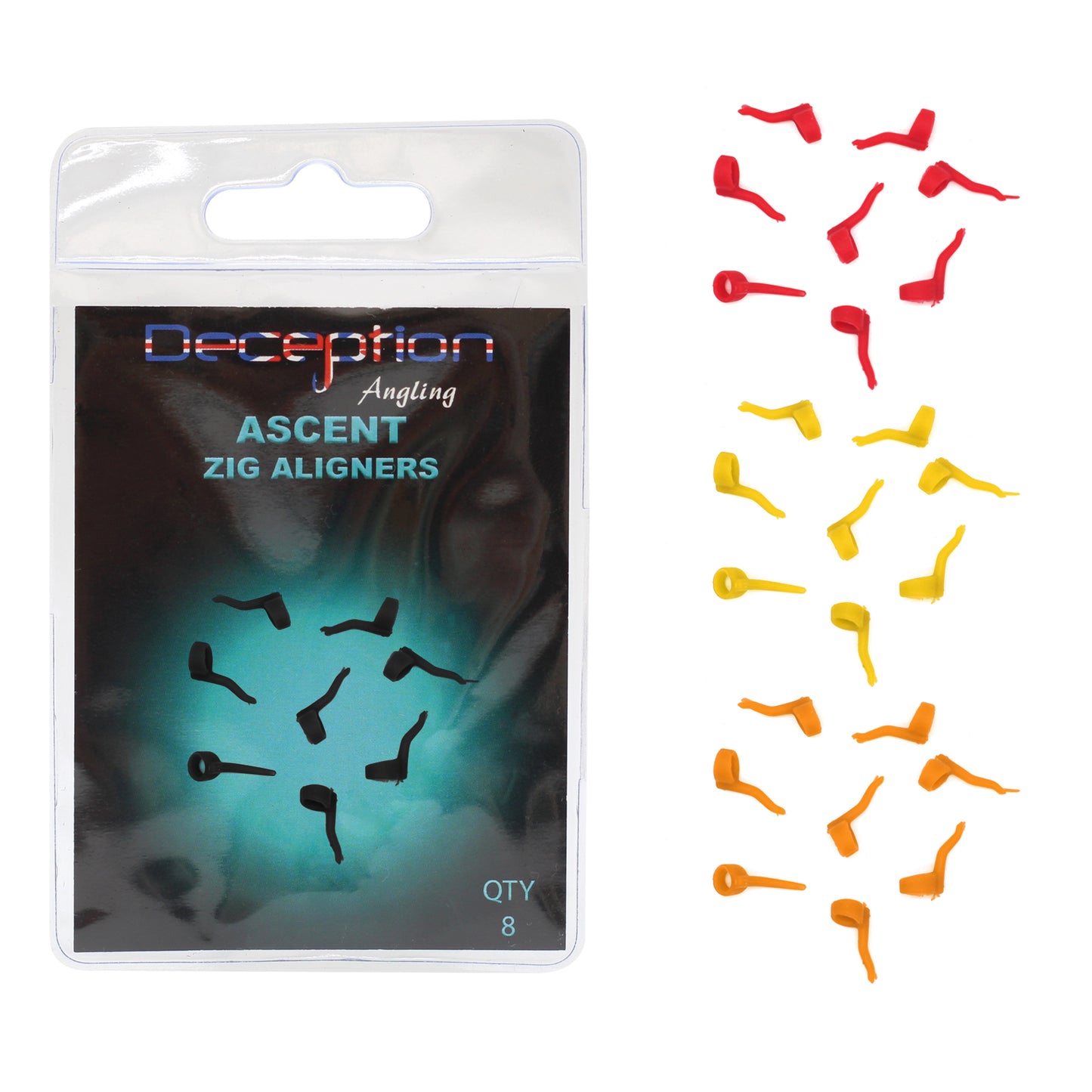 Deception Angling Ascent Zig Aligners for Fishing in Multiple Colour Options