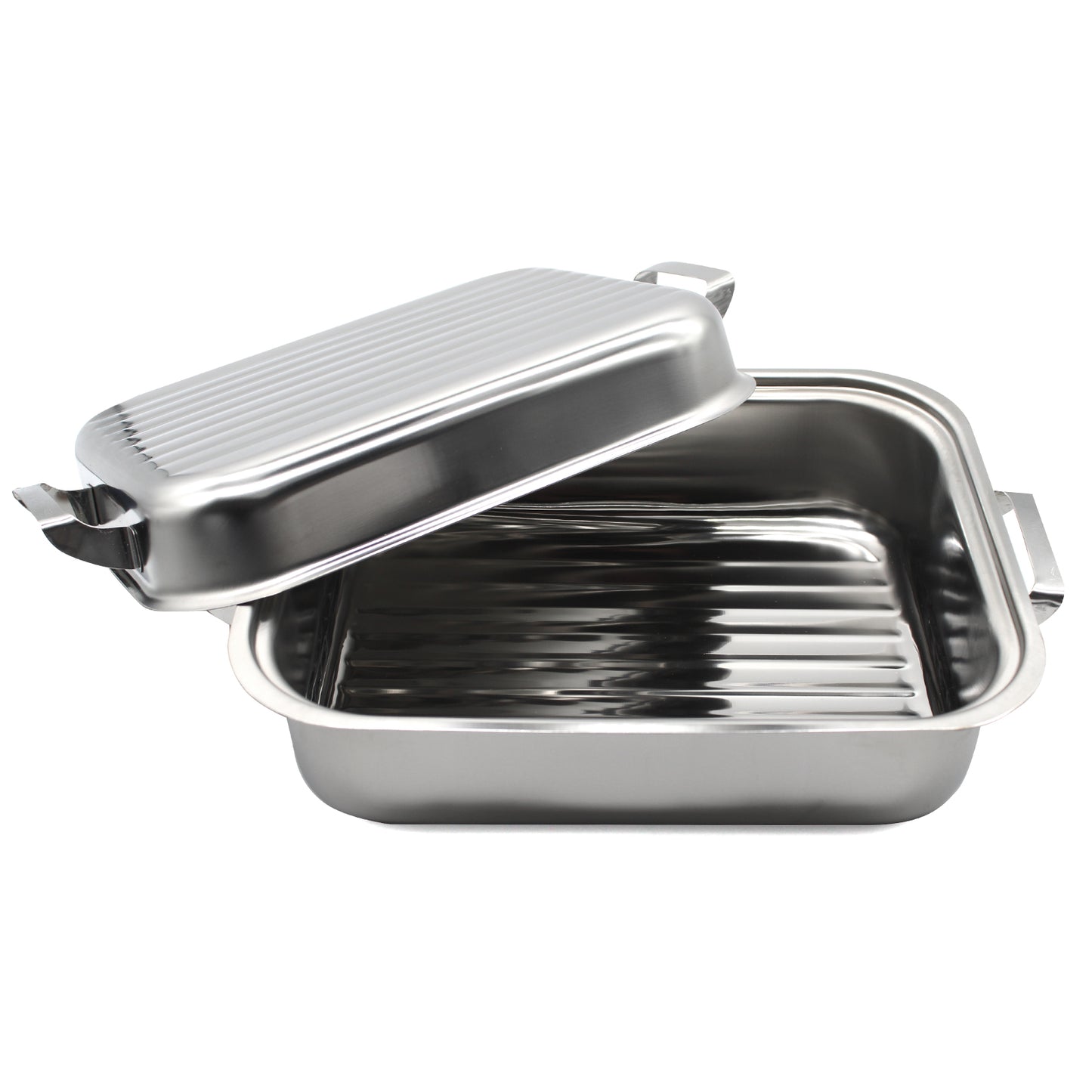 2 in 1 Stainless Steel Roasting Tray