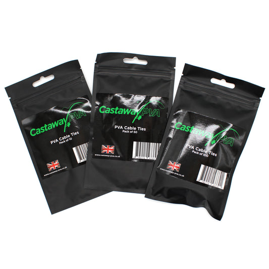 Castaway PVA Cable Ties in Three Sizes