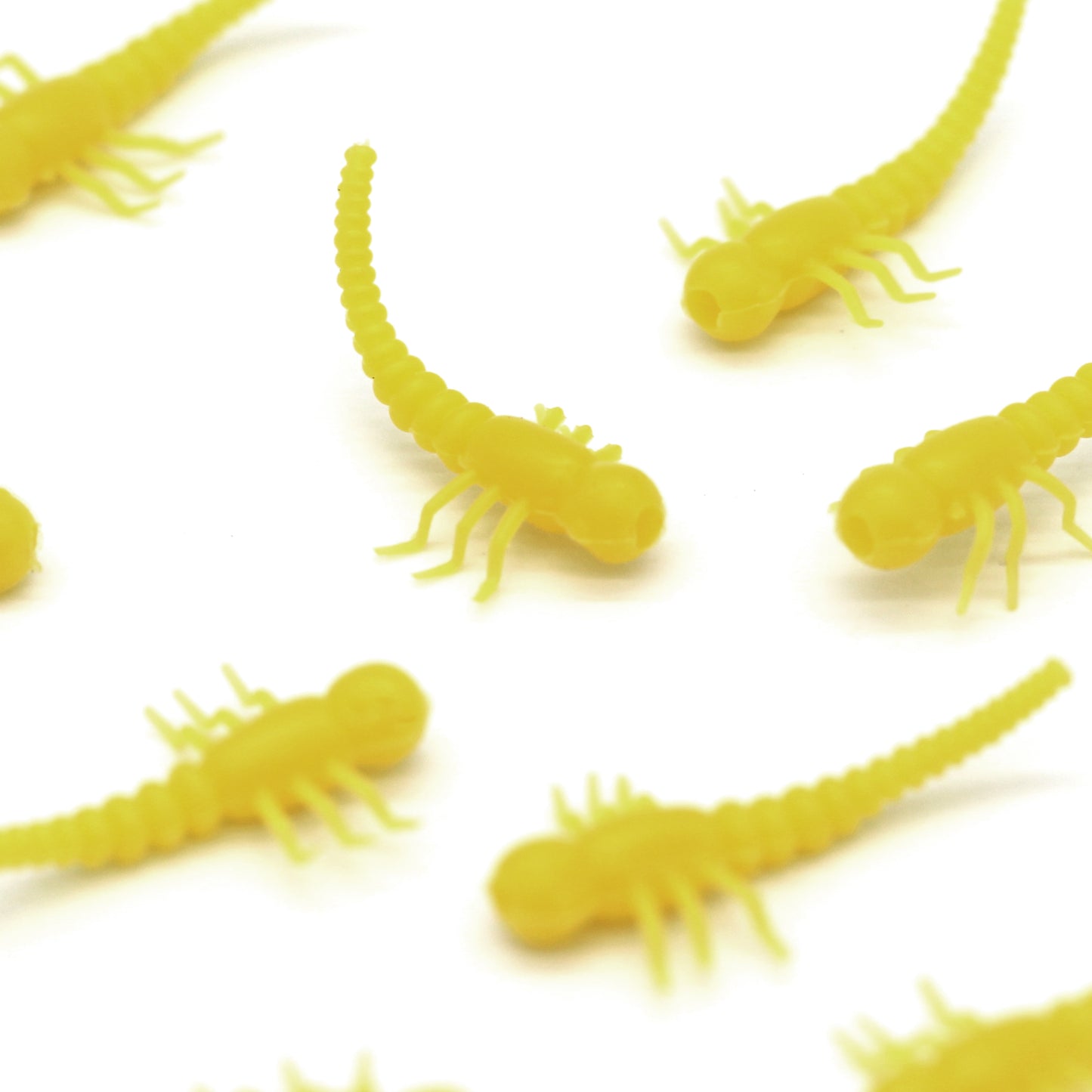 Deception Angling Worm Aligners for Fishing Pack of 10 in Yellow