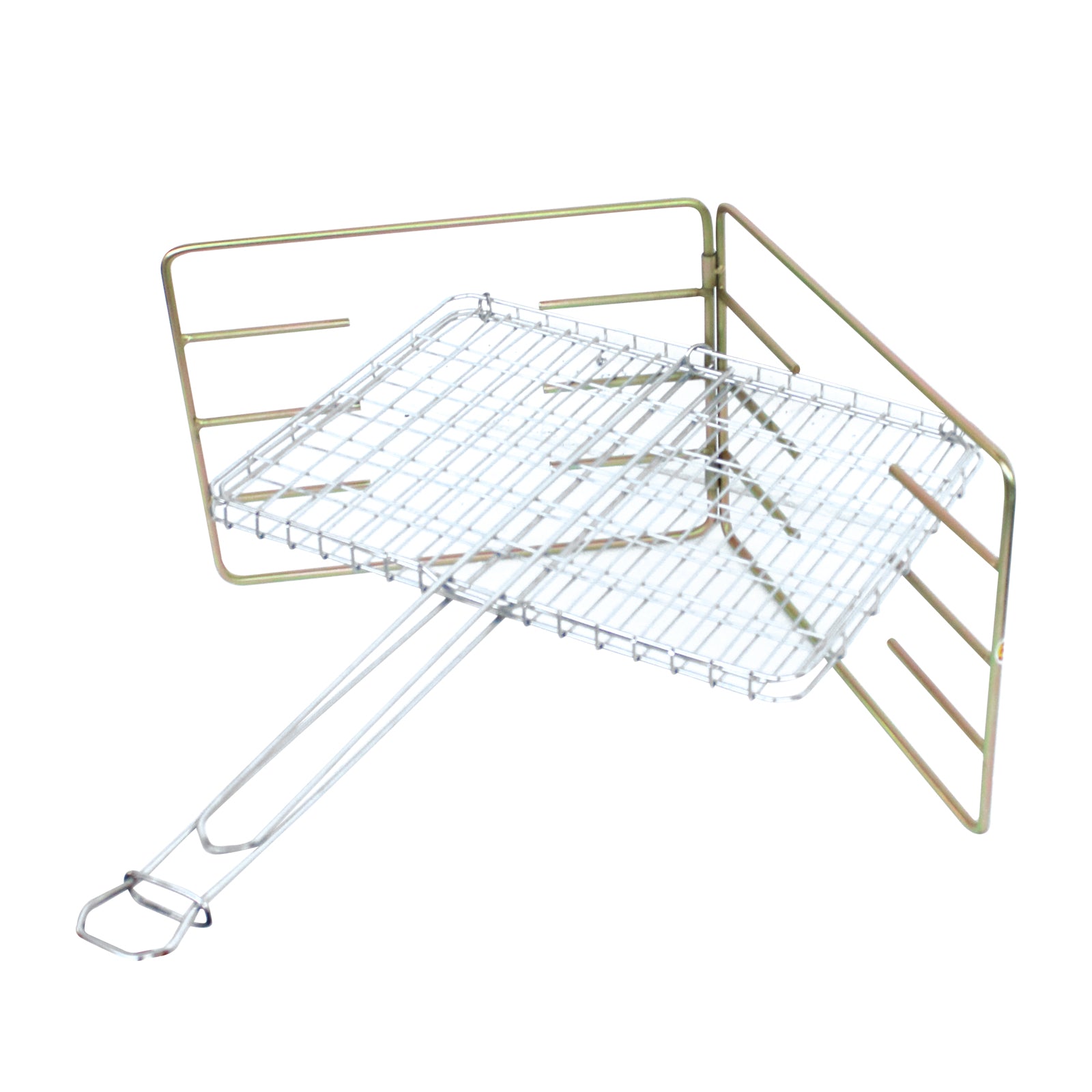 Hinged Grid Stand with Cooking Grid