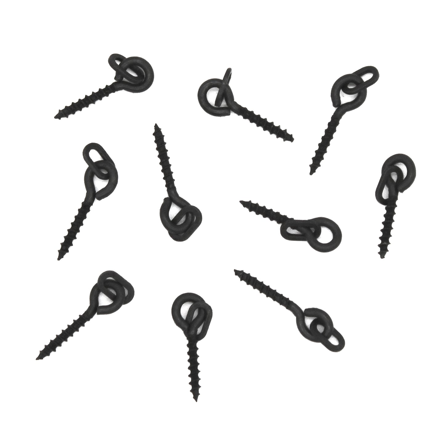 Deception Angling Bait Screws with Oval Ring for Fishing 10 Per Pack