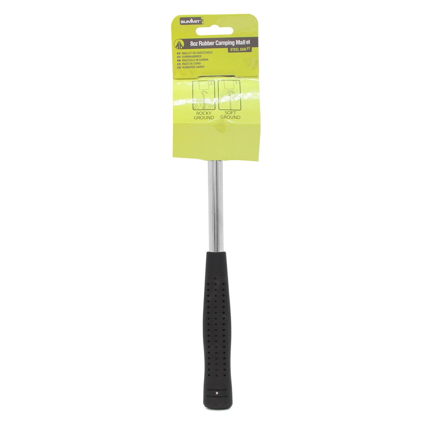 Rubber Camping Mallet in Packaging
