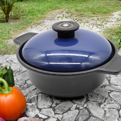 Cast Iron Casserole Pot Suitable for Outdoor Cooking