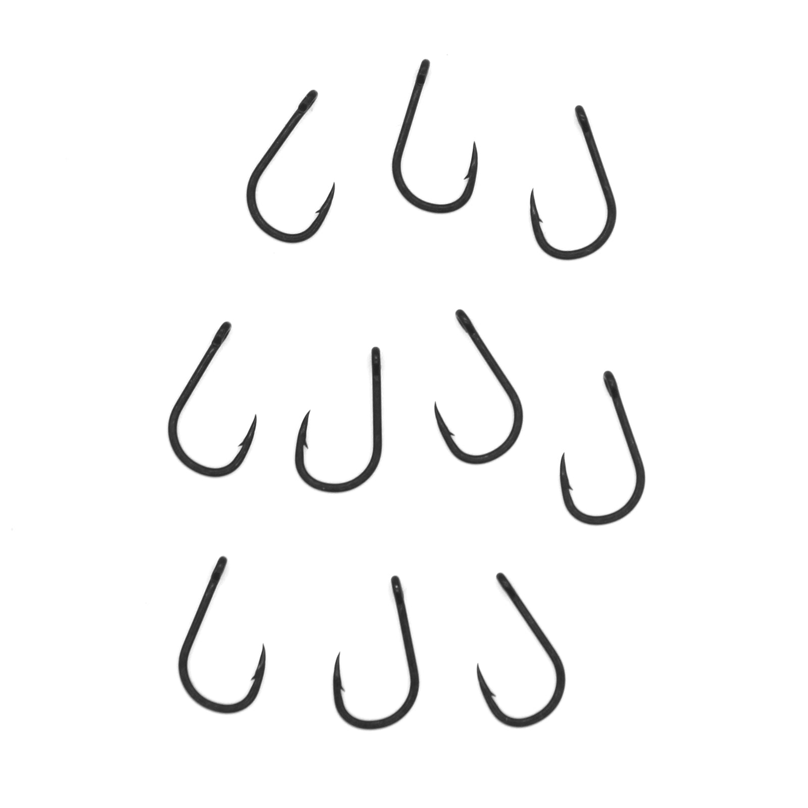 Deception Angling Wide Micro Barbed Fishing Hooks 10 Pack