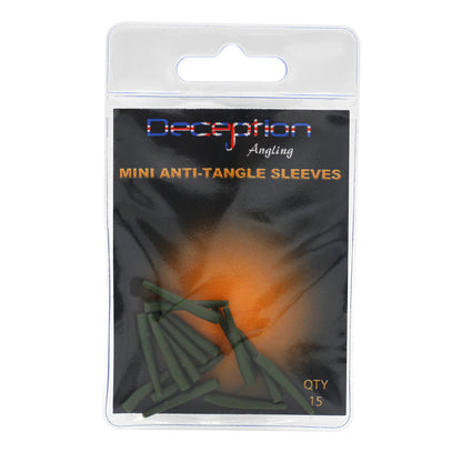 Deception Angling Mini Anti-Tangle Sleeves Pack of 15