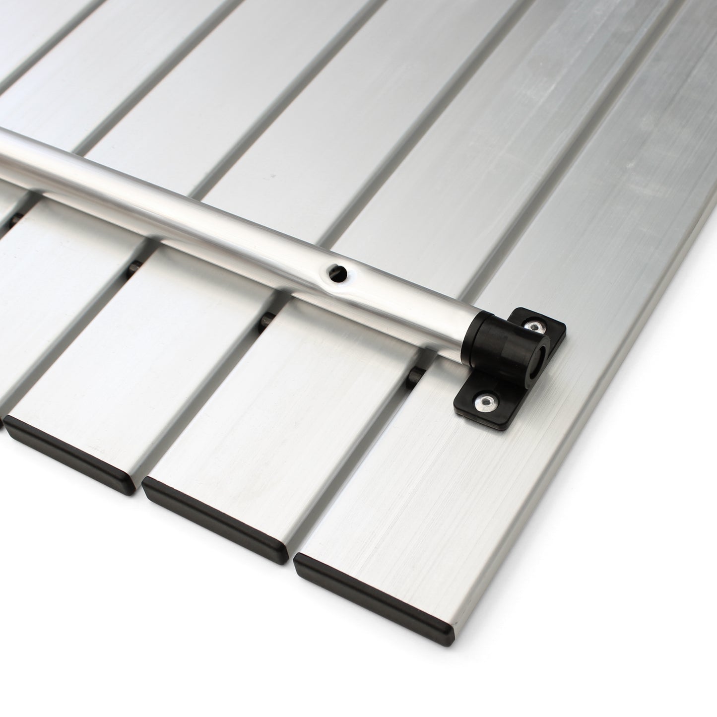 Single Aluminium Roll Top Table Easy Setup