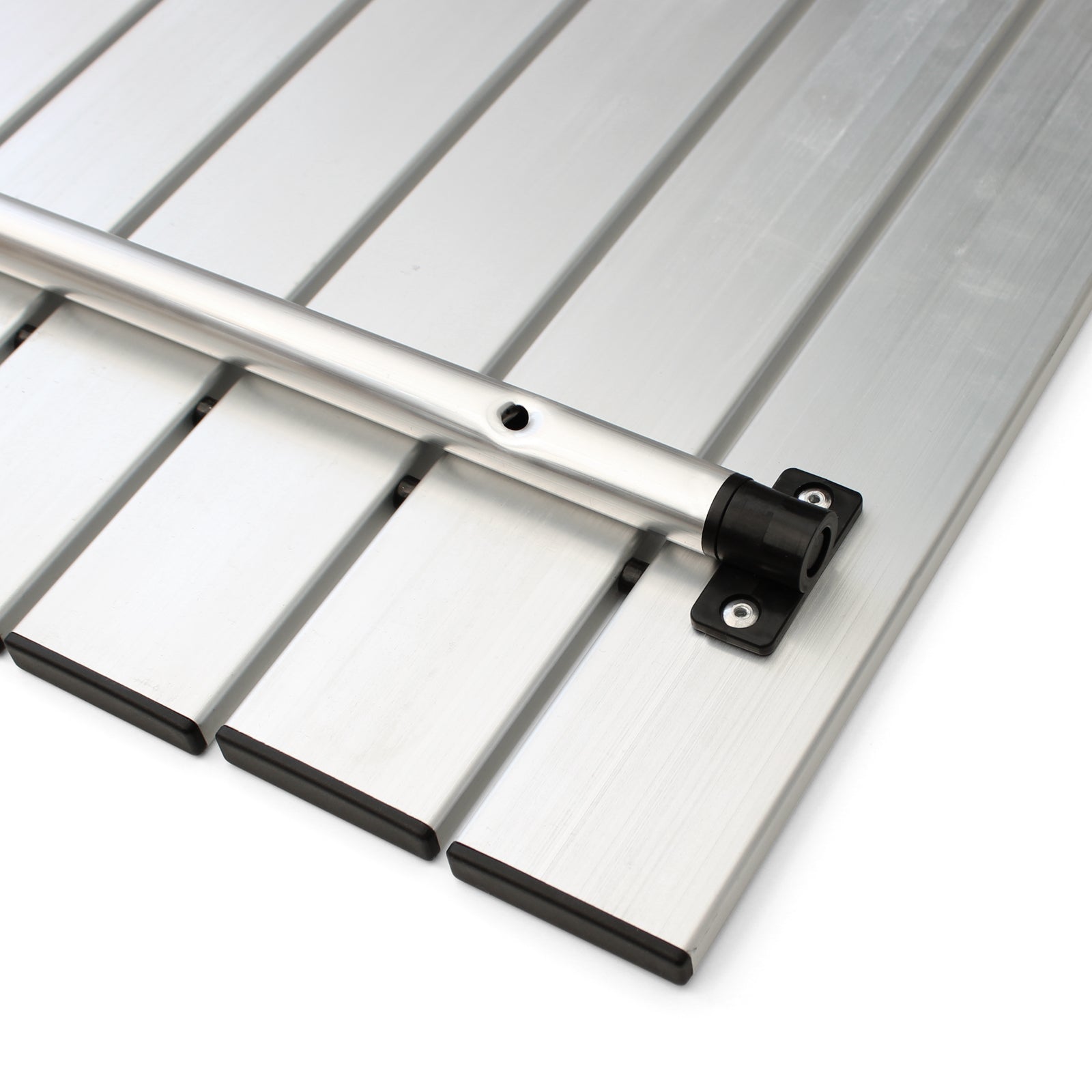Single Aluminium Roll Top Table Easy Setup