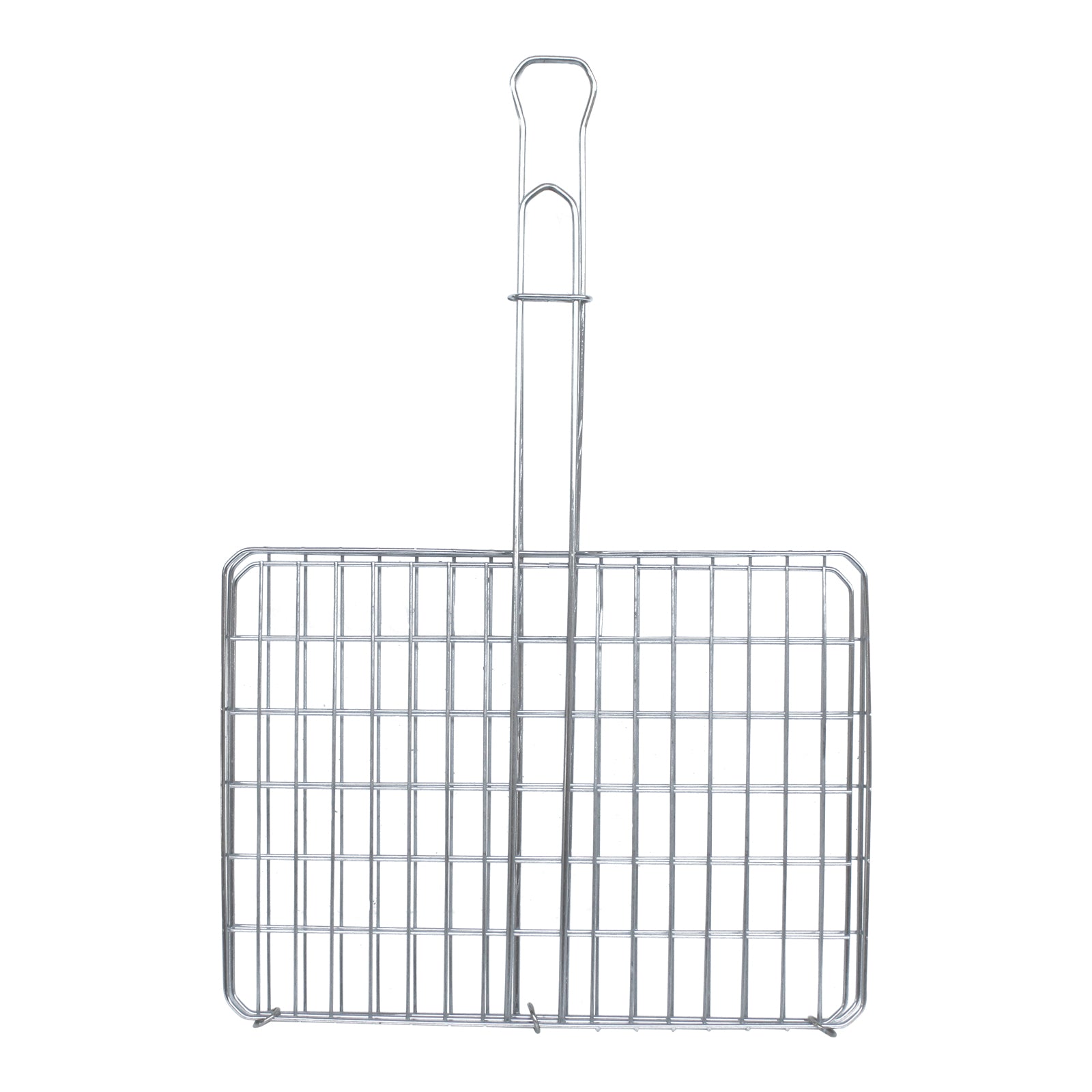 Steel Braai and Barbecue Cooking Grid with Handle