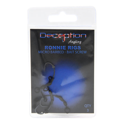 Ronnie Rigs Micro Barbed with Bait Screw Fishing Hooks