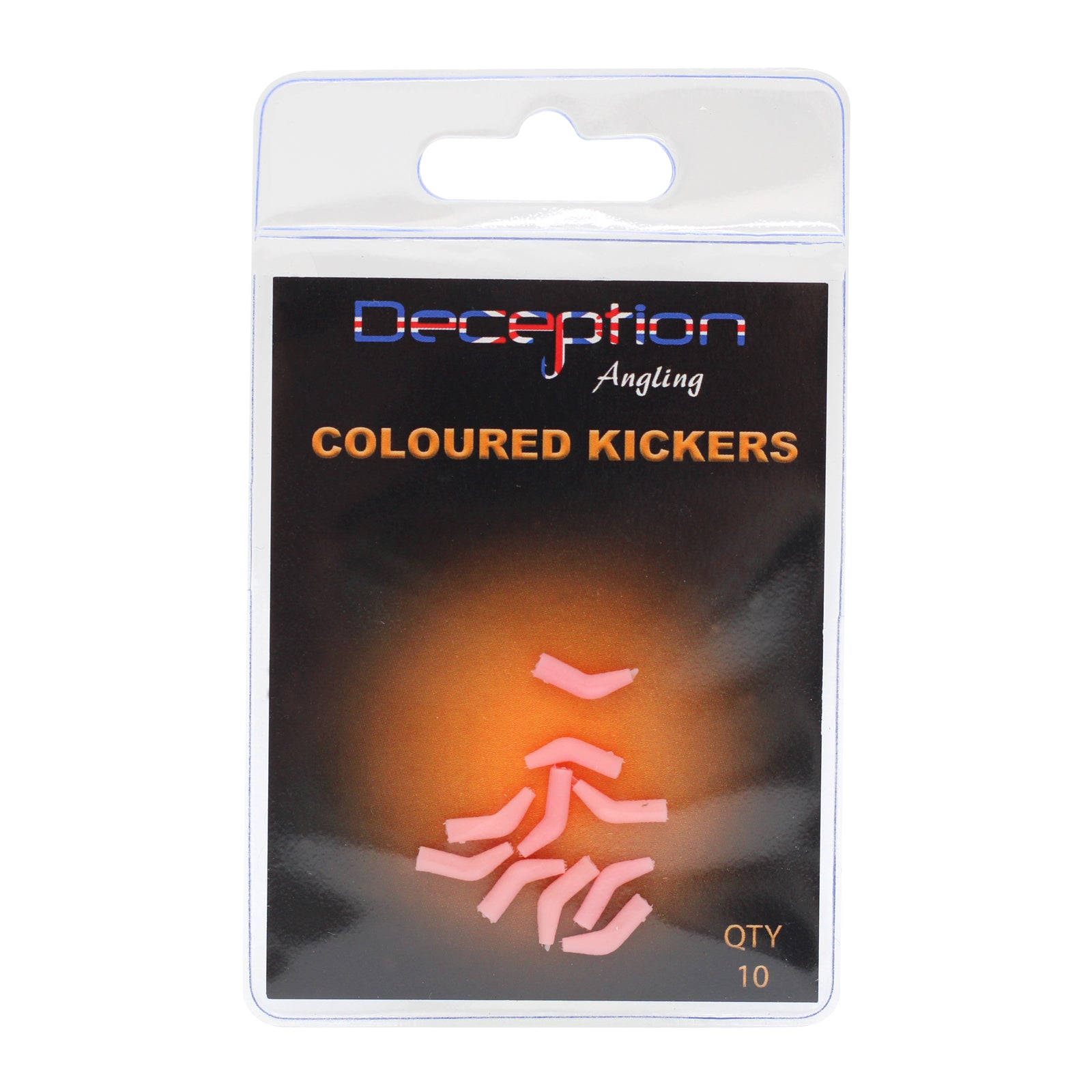 Deception Angling Coloured Kickers for Fishing Pack of 10
