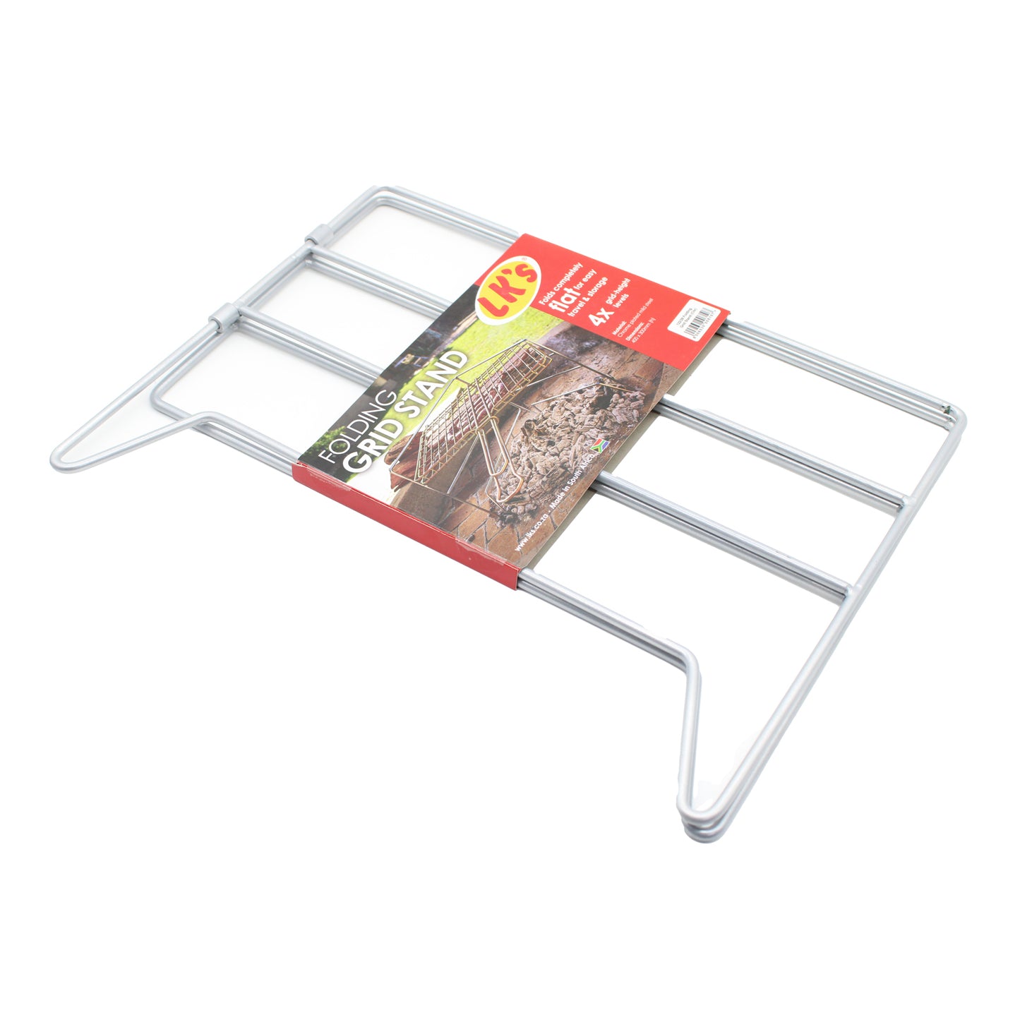 Folding Grid Stand for Braai, Barbecue and Campfire Cooking