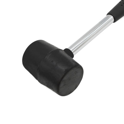8oz Rubber Camping Mallet with Steel Shaft & Rubber Handle