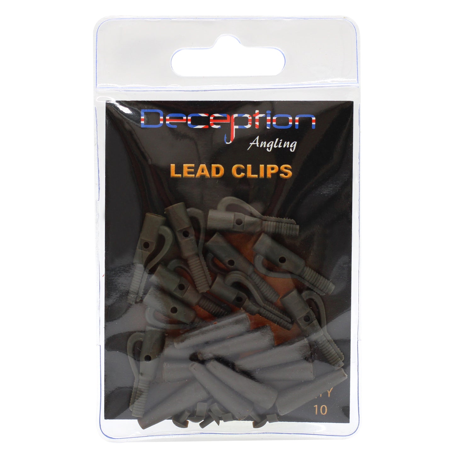 Deception Angling Lead Clips Pack of 10