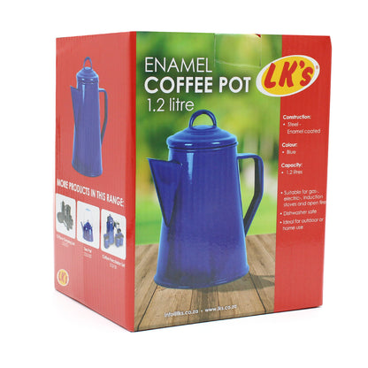 Enamel Coffee Pot Boxed