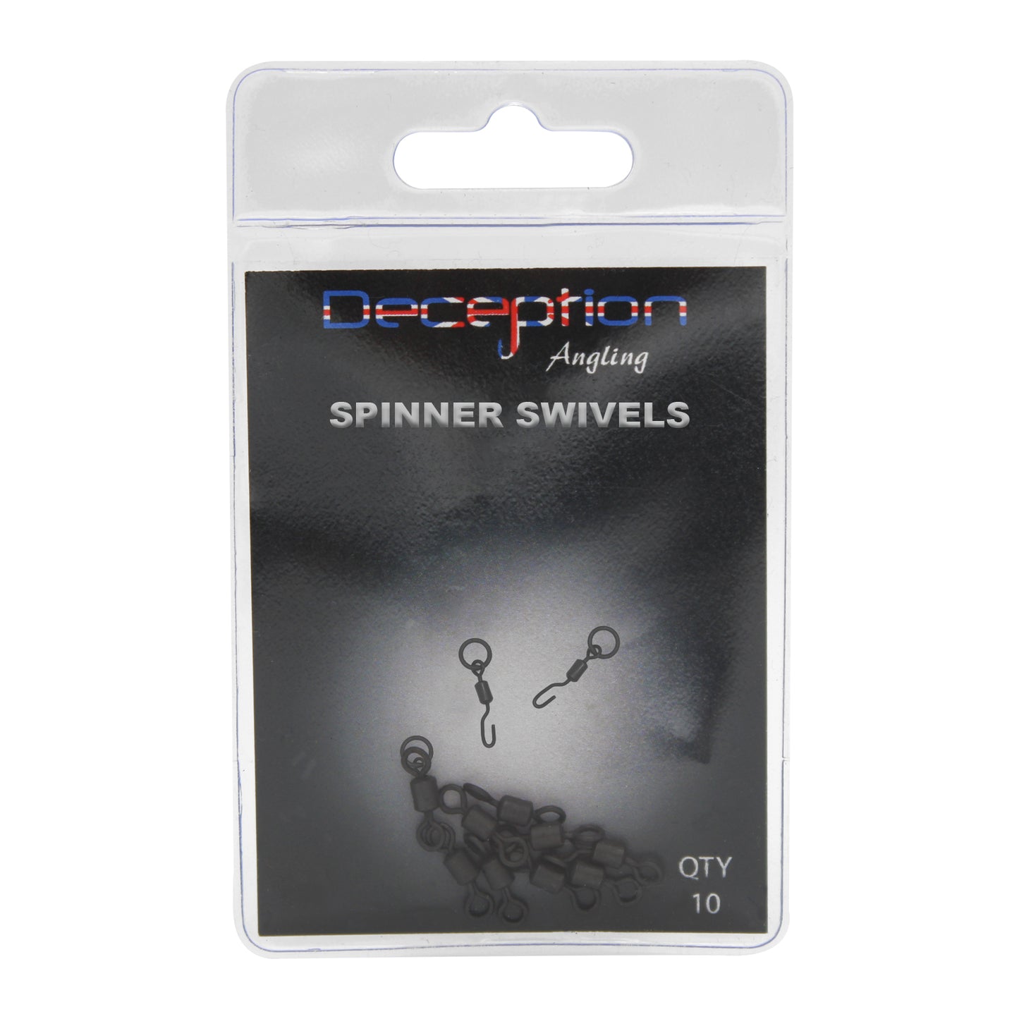 Deception Angling Spinner Swivels Pack of 10