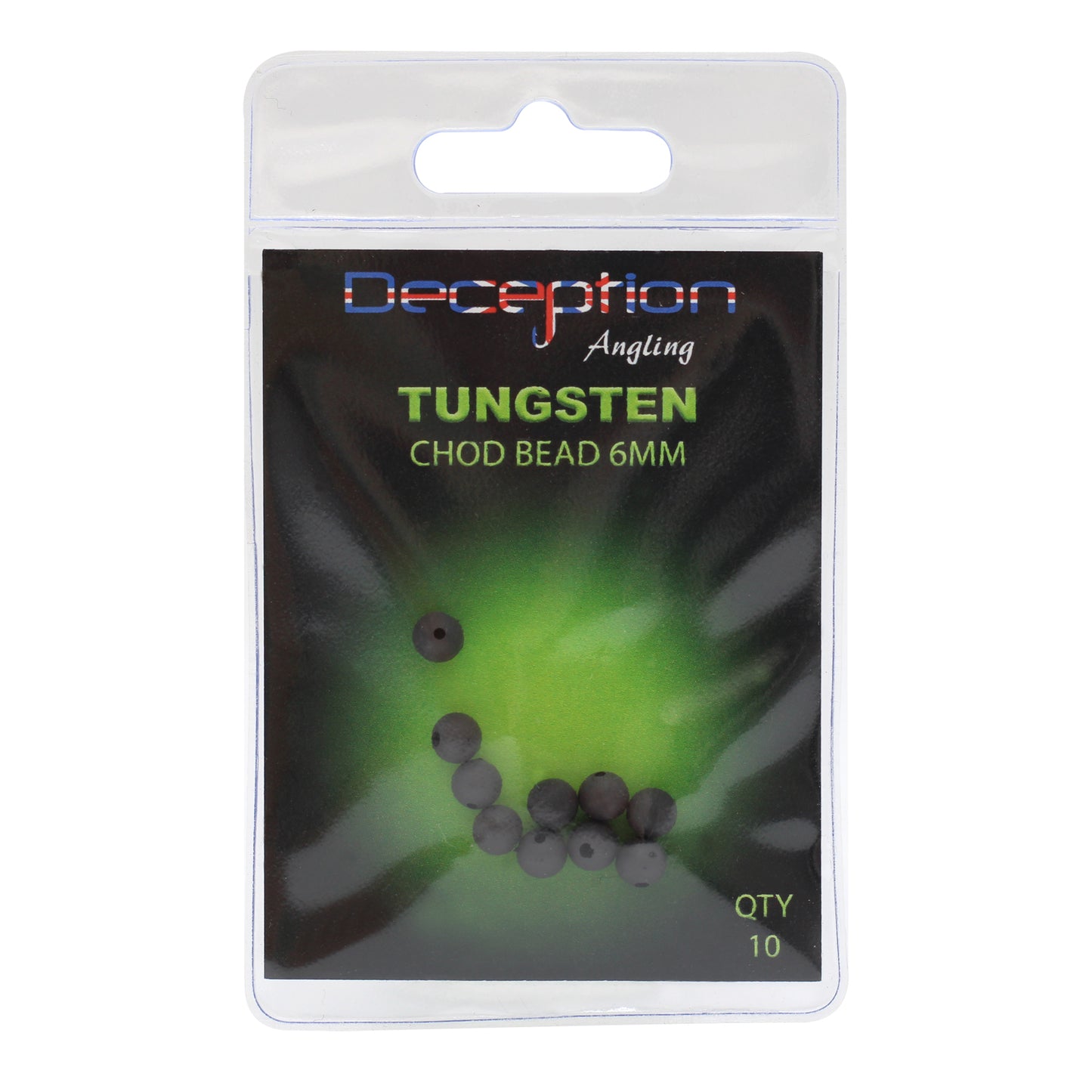 Deception Angling Tungsten Chod Beads for Fishing Pack of 10