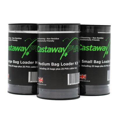 Castaway PVA Bag Loader Kit with Bags and Cable Ties for Fishing