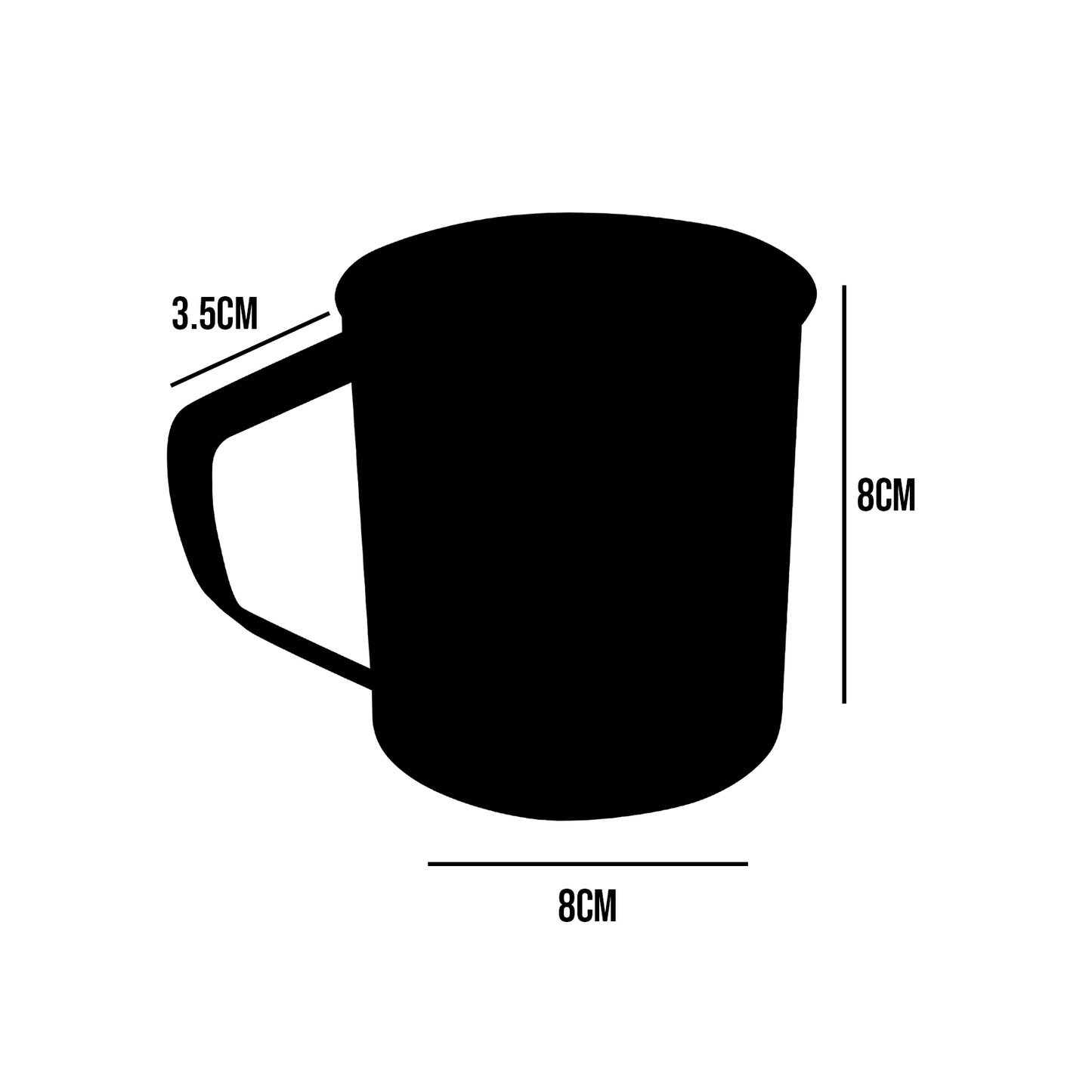 Stainless Steel Cup Dimensions