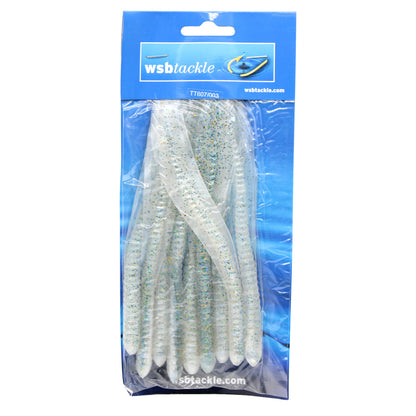 Leurres de pêche Jelly Eel à queue plate 17 cm, paquet de 10