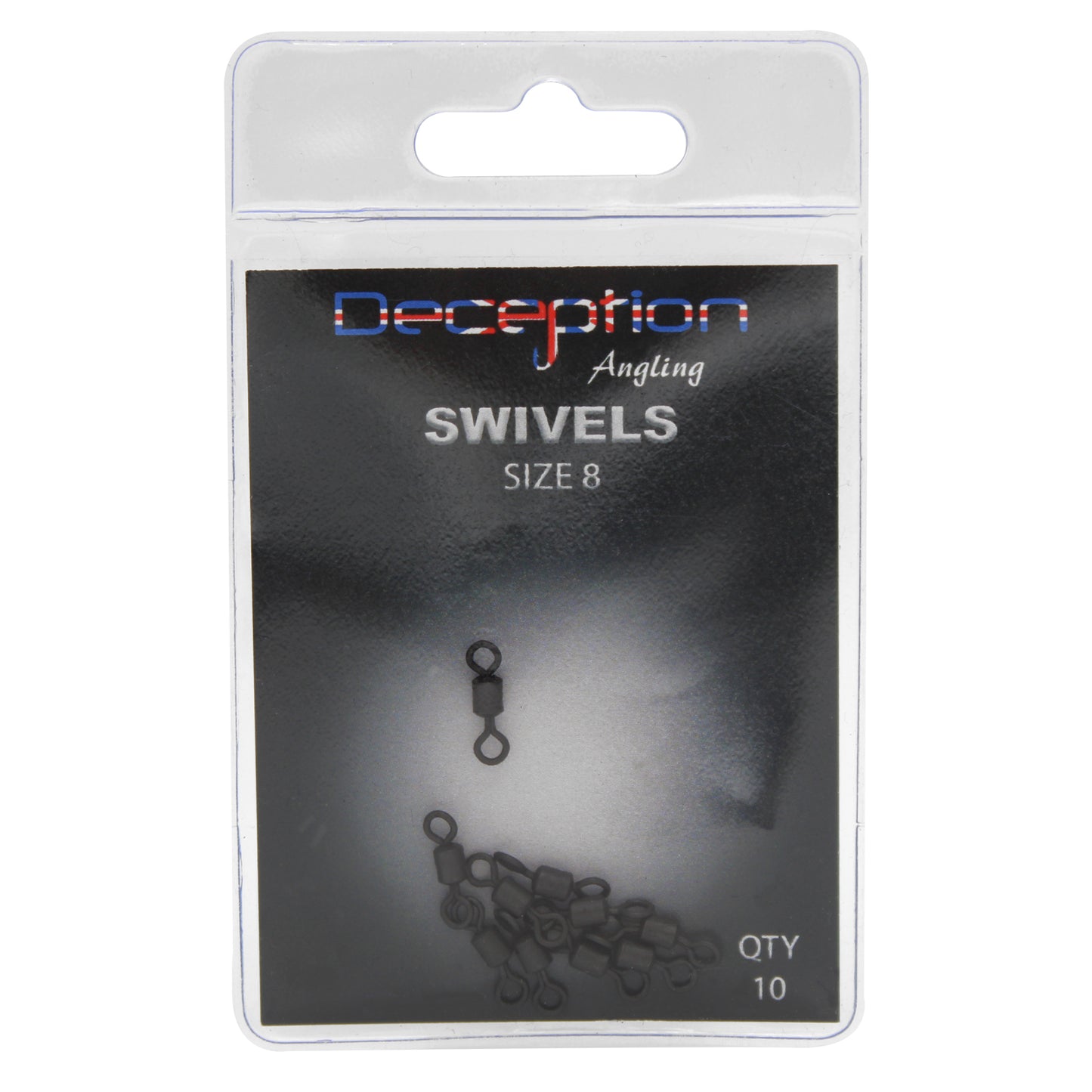 Deception Angling Swivels Pack of 10 for Fishing