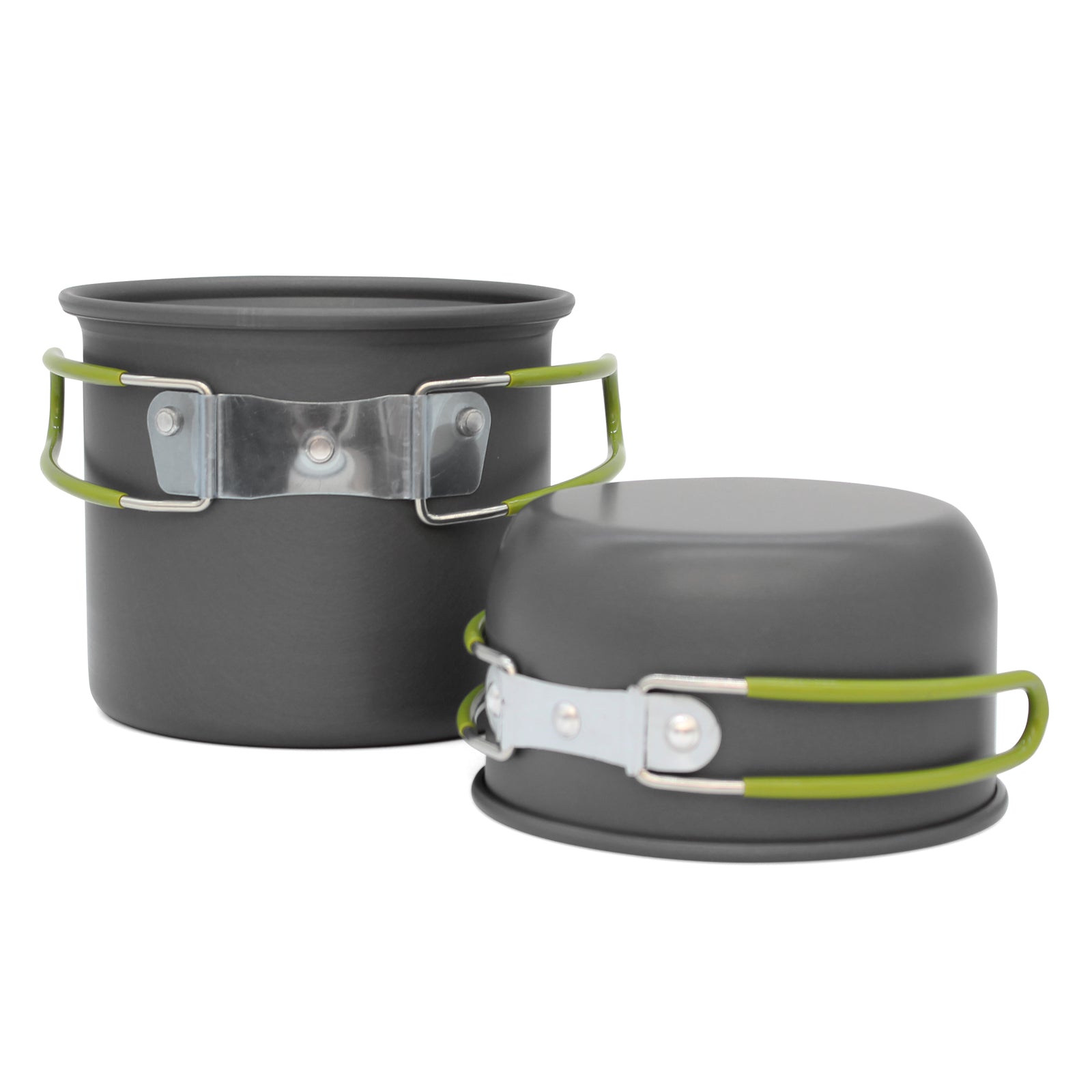 Trekkers Lightweight Cooking Set Box Two Sized Pots