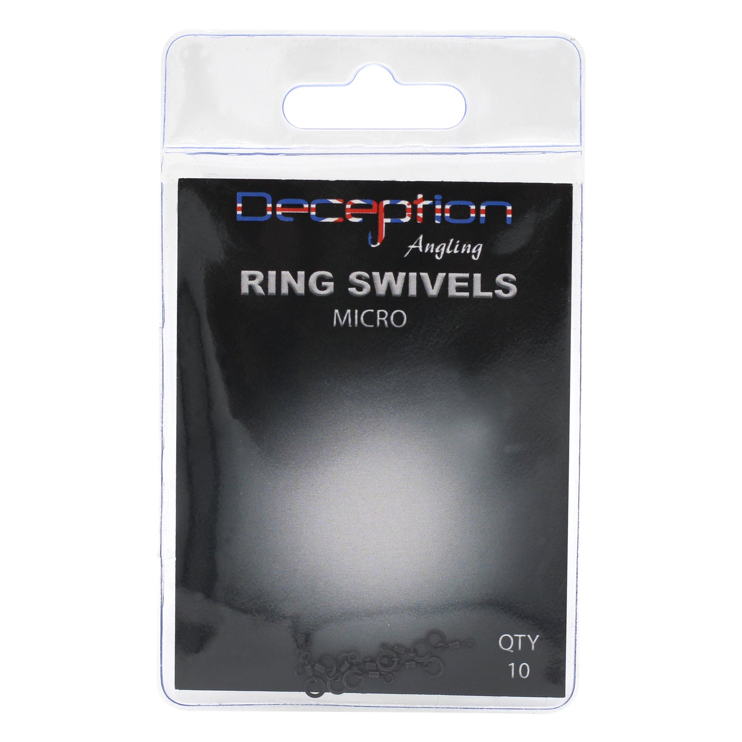 Deception Angling Ring Swivels Micro Pack of 10