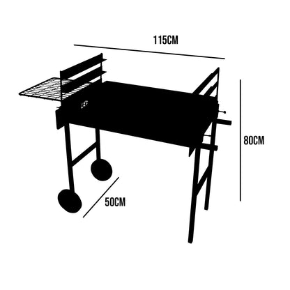 Family Braai Barbecue DImensions