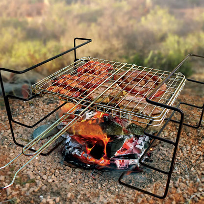 Braai Grid Multi Stand with Braai Grid Wild Cooking