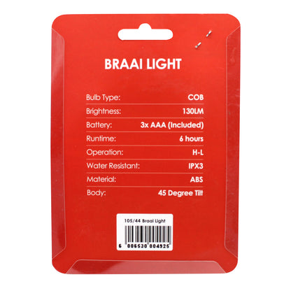 LK's Braai Light in Packaging Back